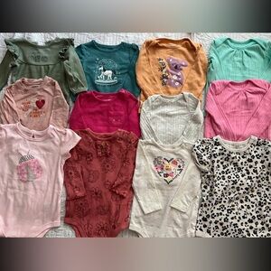 Colorful Baby Onesies Set